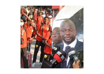 Sports: le ministre Bogola accueille le syli local et exprime de grandes ambitions pour le CHAN et la coupe du monde 