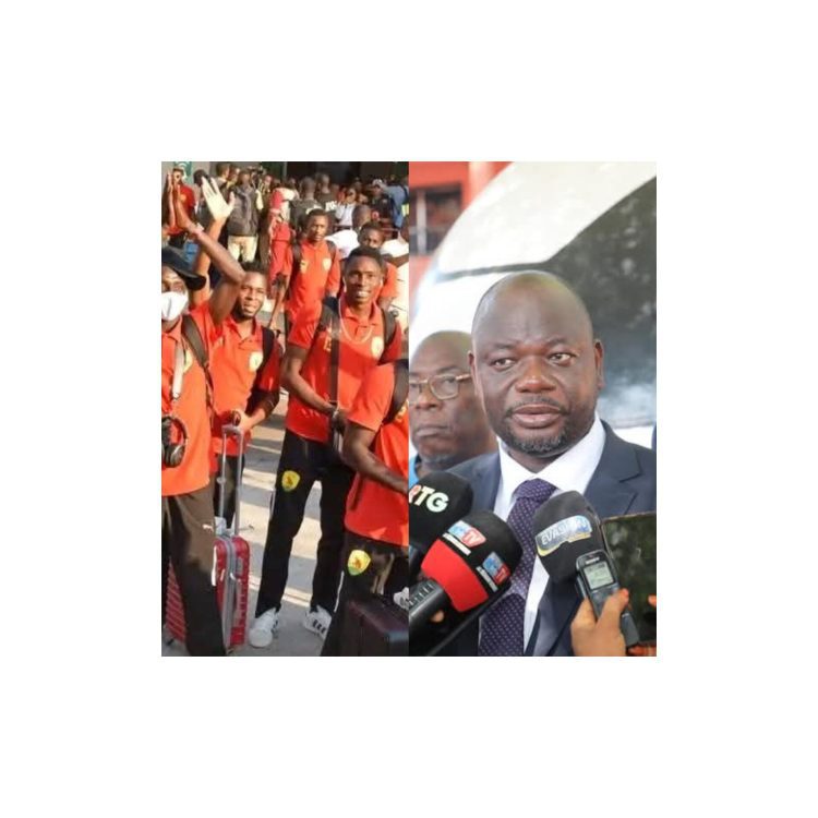 Sports: le ministre Bogola accueille le syli local et exprime de grandes ambitions pour le CHAN et la coupe du monde 