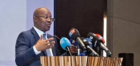 Conference de presse: Ousmane Gaoual évite le sujet Habib Marouane Camara