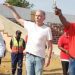 Rénovation du Stade 28 Septembre: Michel Dussuyer et Bouba Sampil visitent les chantiers