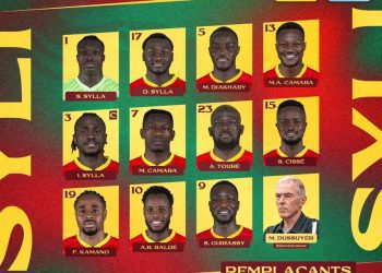 Éliminatoires mondial 2026 : voici le 11 entrant du Syli face à la Somalie