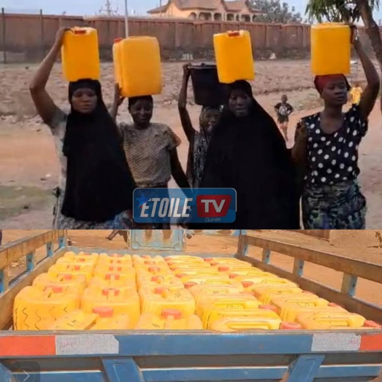 Pénurie d&rsquo;eau à Kamsar: « nous achetons un bidon à 2mille FGN »