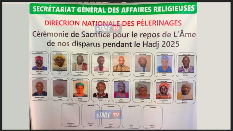 Le secrétariat général des affaires religieuse rend un dernier hommage aux 21 personnes décédées au pèlerinage 2025.