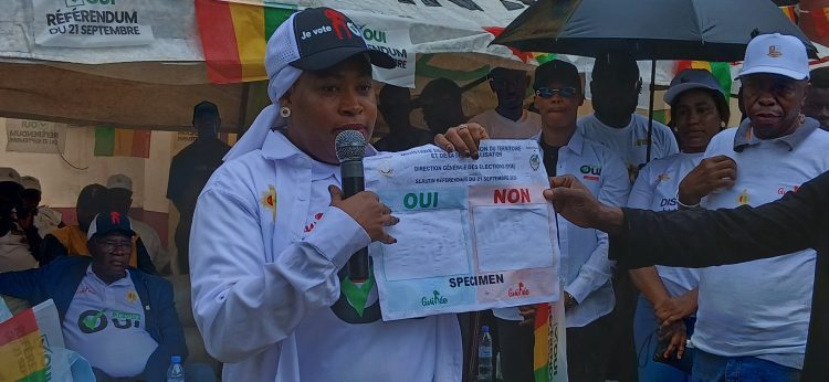 Kaloum : l’honorable Fanta Conté lance la campagne de sensibilisation autour du référendum