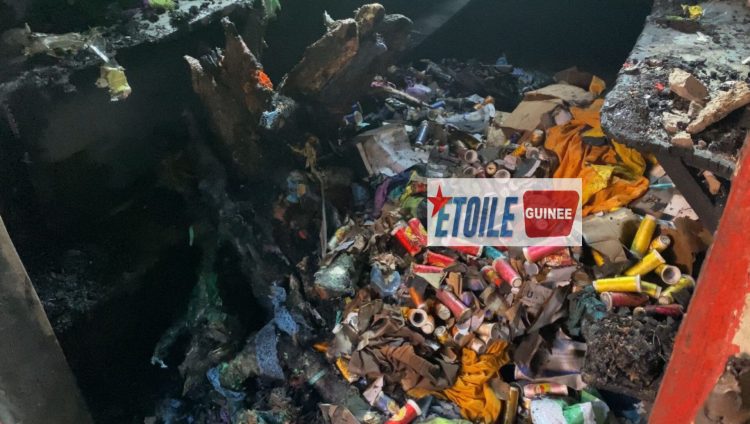 Incendie au marché Taouyah: ‘’Plus de 12 millions étaient là et beaucoup de marchandises’’, selon la victime