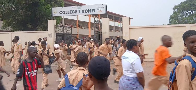 Bonfi sous tension : des élèves s’affrontent à coups de pierres