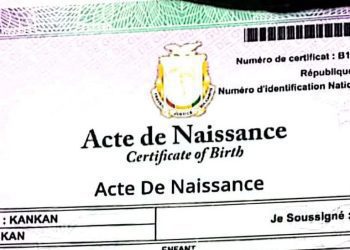 Conakry : Reprise imminente de la délivrance des extraits de naissance biométriques