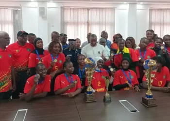 Handball : les championnes guinéennes célébrées par le ministre des Sports après leur sacre international