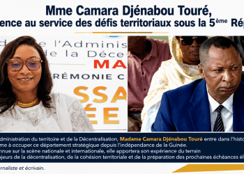 Mme Camara Djénabou Touré, l’expérience au service des défis territoriaux sous la 5ème République (par Ibrahima Diallo, journaliste et écrivain.)